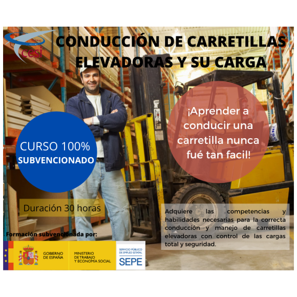 Conducción de carretillas elevadoras