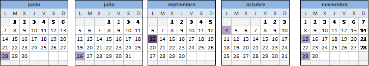 calendario